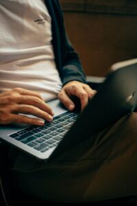 Person working on SEO