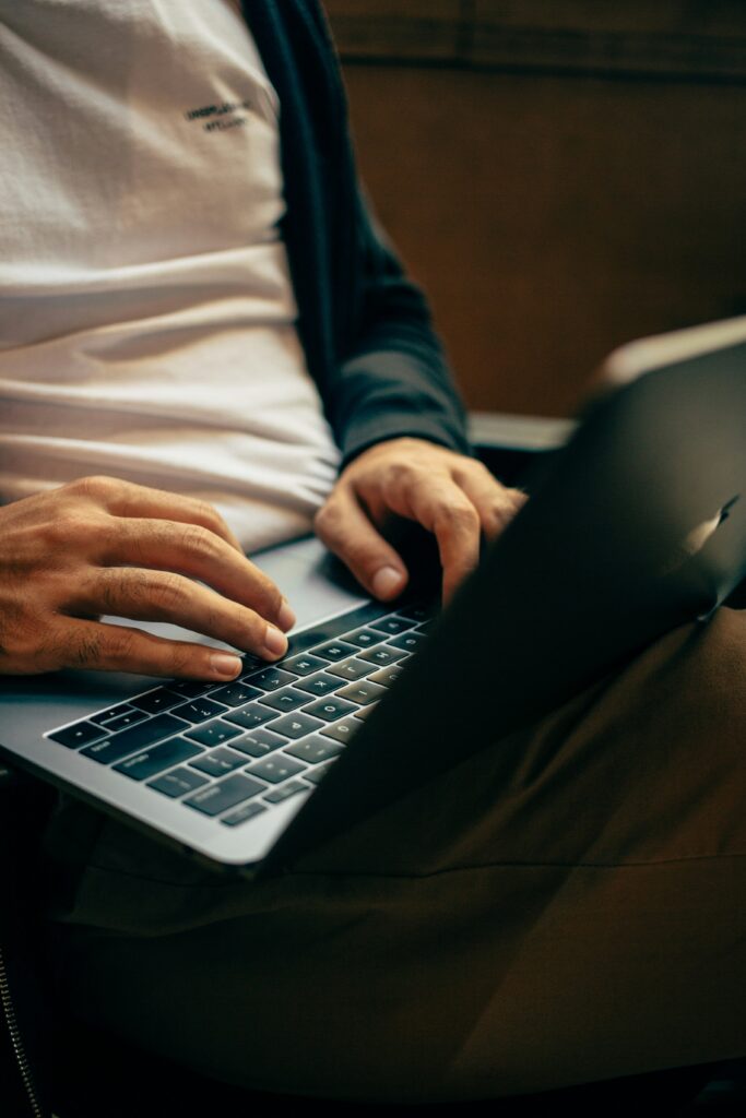 Person working on SEO