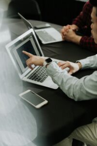 Person working on Technical SEO for his website